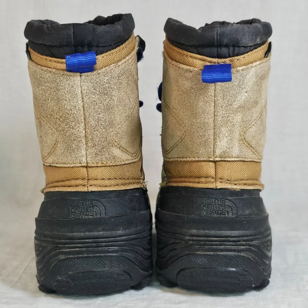 The North Face Alpenglow V Waterproof Boot 11K Utility Brown/TNF Blue